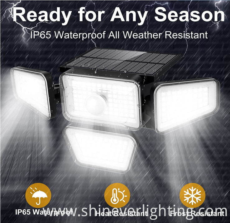 Solar Motion-Sensing Outdoor Floodlight
